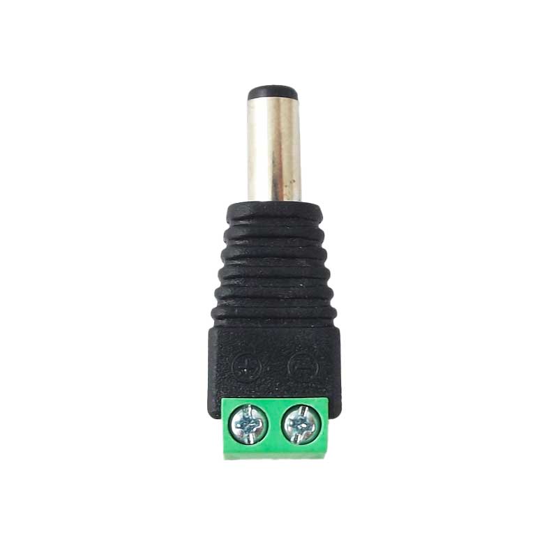 Conector 12v 2.1mm dc macho para CCTV Camaras Vigilancia