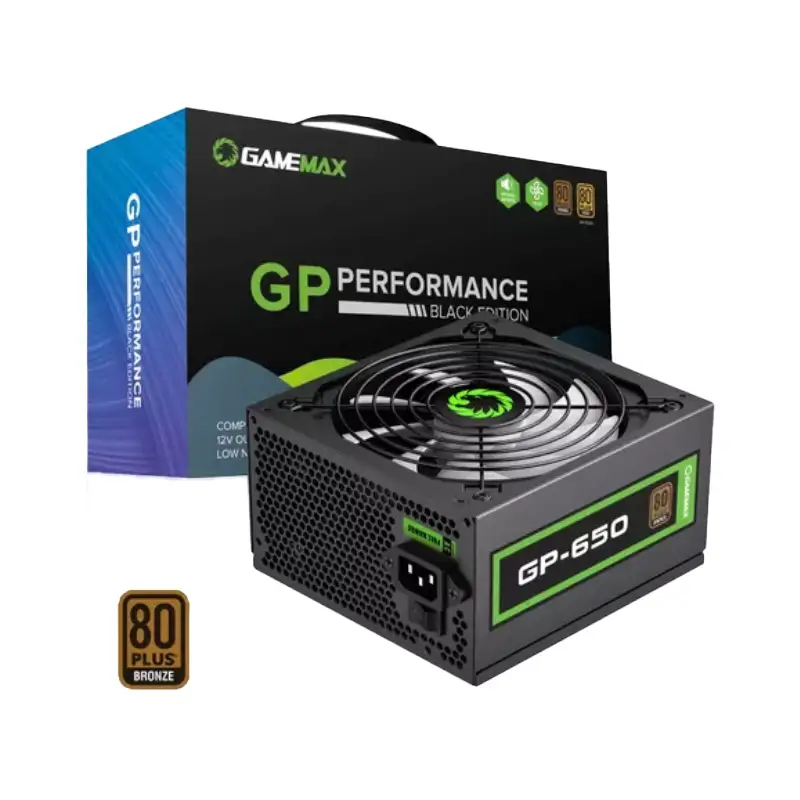 ITSCA - Fuente de poder certificada 650w Gamemax Gp650 80plus Bronze
